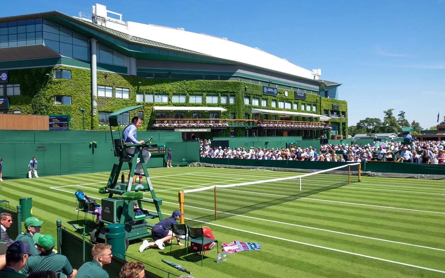 Chauffeur-driven luxury car at the Wimbledon Championships, SW19