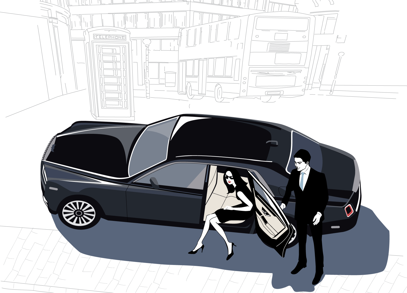 Chauffeur service in London for corporate customers